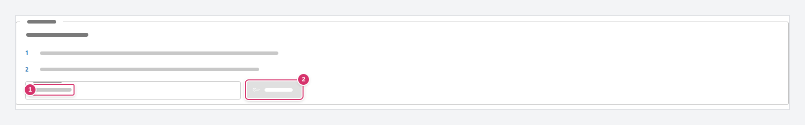 Settings → Integrations → PropStack · (1) API Key · (2) Connect